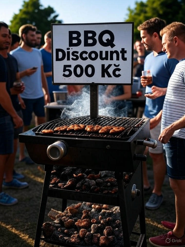 BBQ Discount 500 Kč